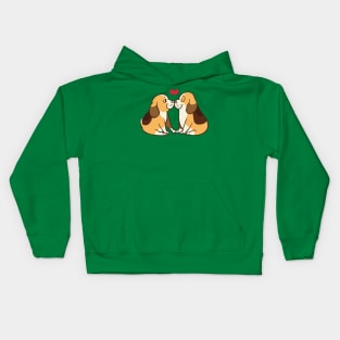 Beagle Kisses Kids Hoodie